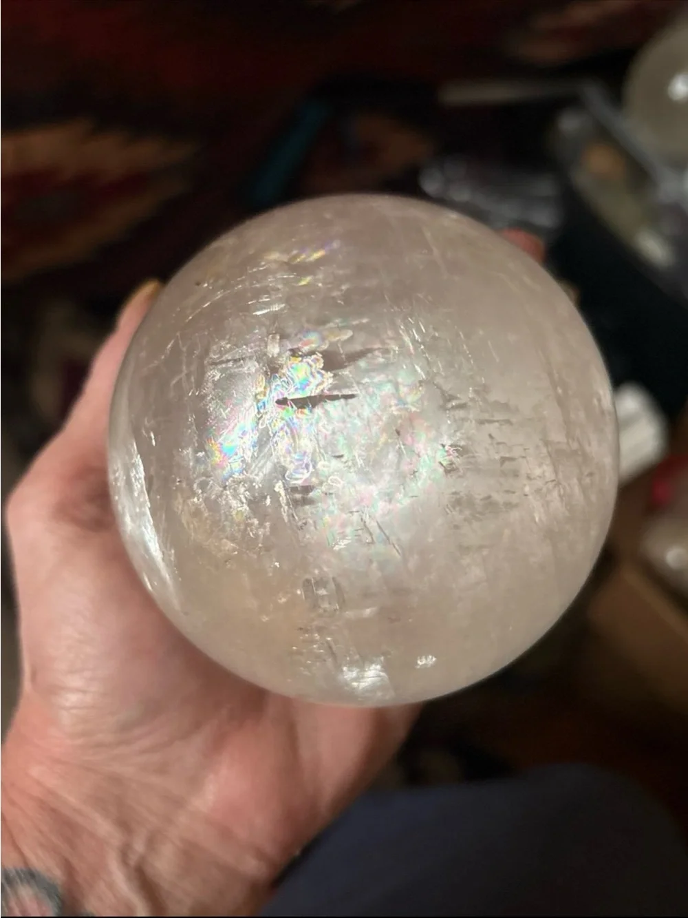 Optical Calcite Sphere 2.1lbs